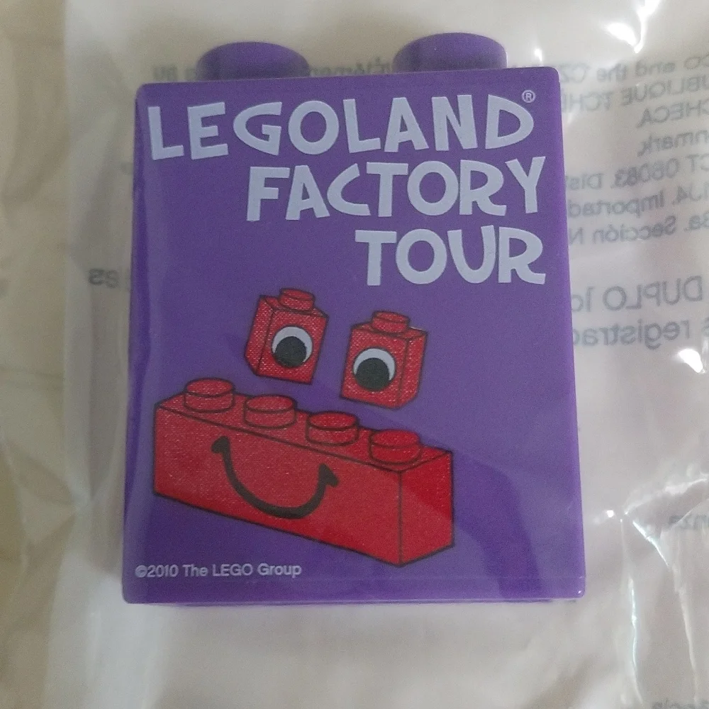 Legoland California Factory Tour 2010 Purple Duplo Brick